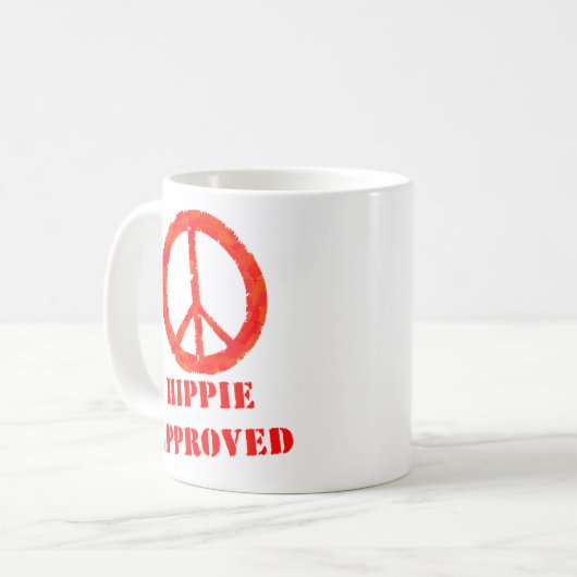 Mug Hippie approuvée (Devant gauche)