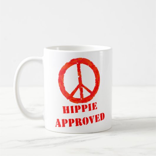 Mug Hippie approuvée (Gauche)