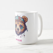 Mug Hippie Bear I (Devant droit)
