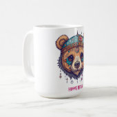 Mug Hippie Bear I (Devant gauche)