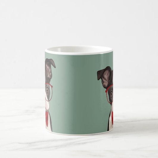 Mug Hippie Boston Terrier (Centre)