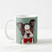 Mug Hippie Boston Terrier (Gauche)