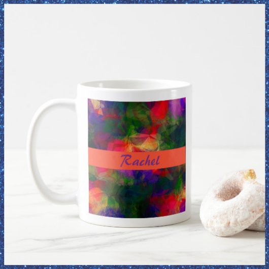 Mug Hippie colorée rétro