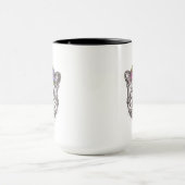Mug Hippie de léopard chic (Centre)