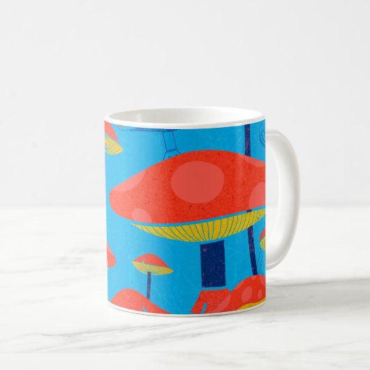 Mug Hippie Dreamy Retro Vibe Enchanter Champignons (Devant droit)