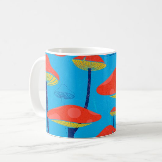 Mug Hippie Dreamy Retro Vibe Enchanter Champignons (Devant gauche)