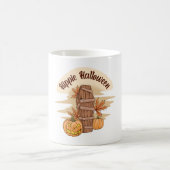 Mug Hippie Halloween mignonne Ghost drôle Halloween Su (Centre)