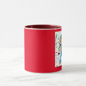 Mug Hippie observée par rouge (Centre)