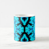 Mug Hippie psychédélique bleu et noir (Centre)