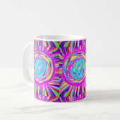 Mug Hippie Retro chill art de base (Devant gauche)