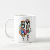 Mug Hippie Skeleton Couple (Gauche)