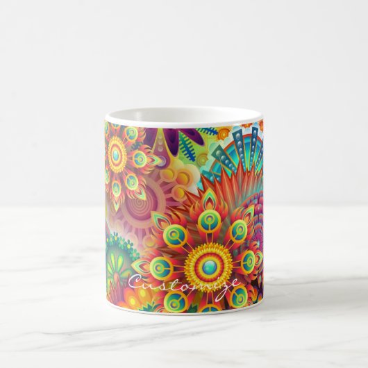 Mug Hippie Super Techno Psychedelic Thunder_Cove (Centre)