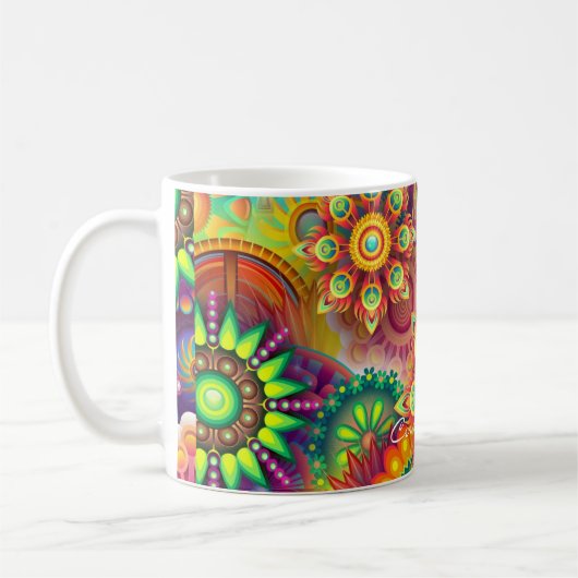 Mug Hippie Super Techno Psychedelic Thunder_Cove (Gauche)