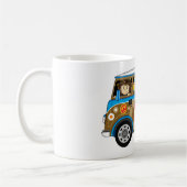 Mug Hippie Van de paix d'années '60 de bande dessinée (Gauche)