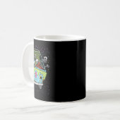 Mug Hippie Van Halloween Costume Retro Bones (Devant gauche)