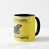 Mug Hippity Hoppity obtiennent outre de ma liberté (Devant droit)