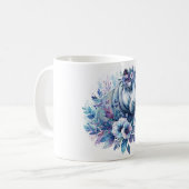 Mug Hippo Aquarelle Art Floral (Devant gauche)