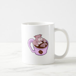 Mug Hippo avec la coupe du café