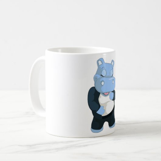 MUG HIPPO BLEU CUT (Devant gauche)