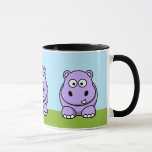 Mug Hippo de lavande mignon