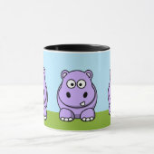 Mug Hippo de lavande mignon (Centre)