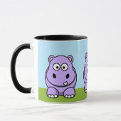 Mug Hippo de lavande mignon (Gauche)