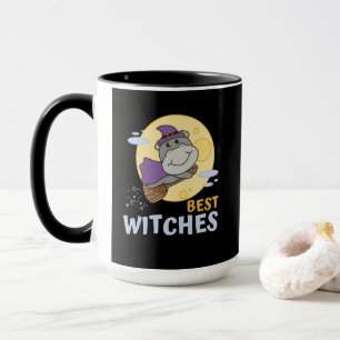 Mug Hippo Halloween sorcières enfants sorcières meille