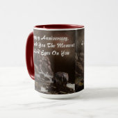 Mug Hippo Joyeux Anniversaire Design, (Devant gauche)