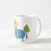Mug Hippo Personnaliser avec du texte (Devant droit)