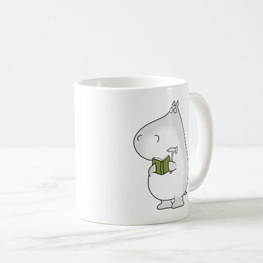 Mug Hippo Vaguely Competent par Sandra Boynton (Devant droit)