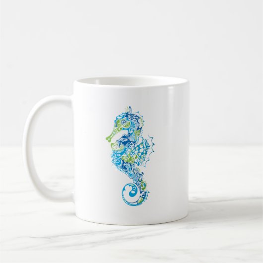 Mug Hippocampe artistique (Gauche)
