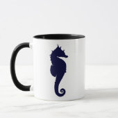 Mug Hippocampe bleu foncé (Gauche)