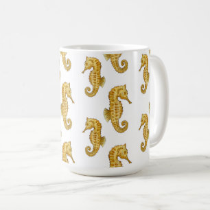 MUG HIPPOCAMPE DORÉ