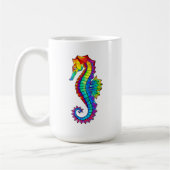 Mug Hippocampe polygonal arc-en-ciel (Gauche)
