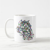Mug Hippocampe tribal de papillon de tatouage (Gauche)
