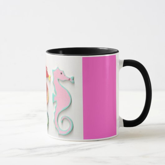 MUG HIPPOCAMPES D'ARC-EN-CIEL (Droite)
