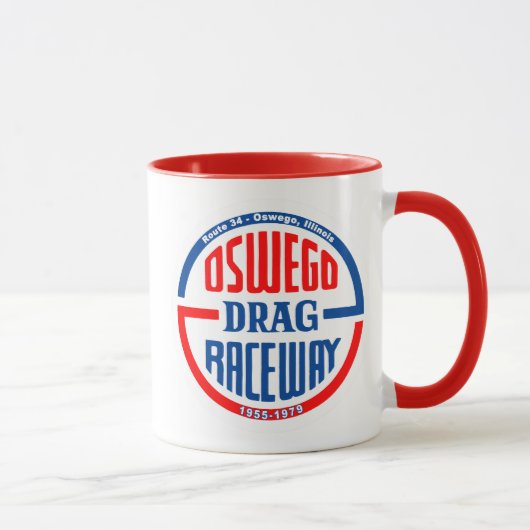 Mug Hippodrome Oswego Drag sur la Route 34 - Oswego, I (Droite)