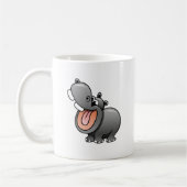 Mug Hippopotame de bande dessinée (Gauche)
