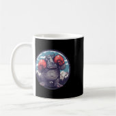 Mug Hippopotame de boxe avec gants de boxe Kickboxing (Gauche)