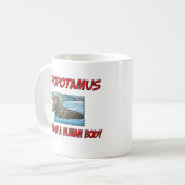 Mug Hippopotame emprisonné à un corps humain (Devant gauche)