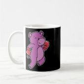 Mug Hippopotame fait la boxe (Gauche)