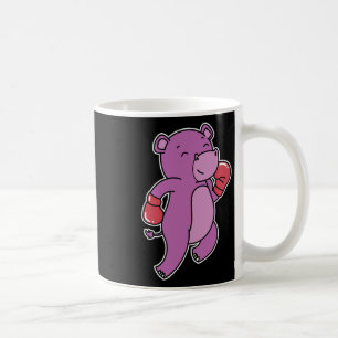 Mug Hippopotame fait la boxe