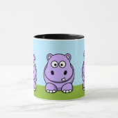Mug Hippopotame Lavande Mignon (Centre)