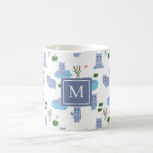 Mug Hippopotame Mignon Monogramme Initiale (Centre)