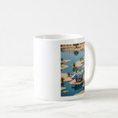 Mug Hippopotame origami (Devant droit)