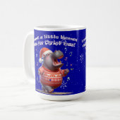 Mug Hippopotame pour la parodie de Noël (Devant gauche)