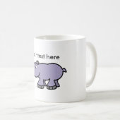 Mug Hippopotame pourpre (Devant droit)