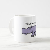 Mug Hippopotame pourpre (Devant gauche)
