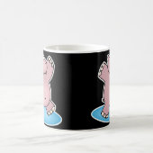 Mug hippopotame rose idiot qui danse (Centre)