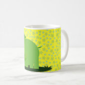 Mug Hippopotame vert (Devant droit)